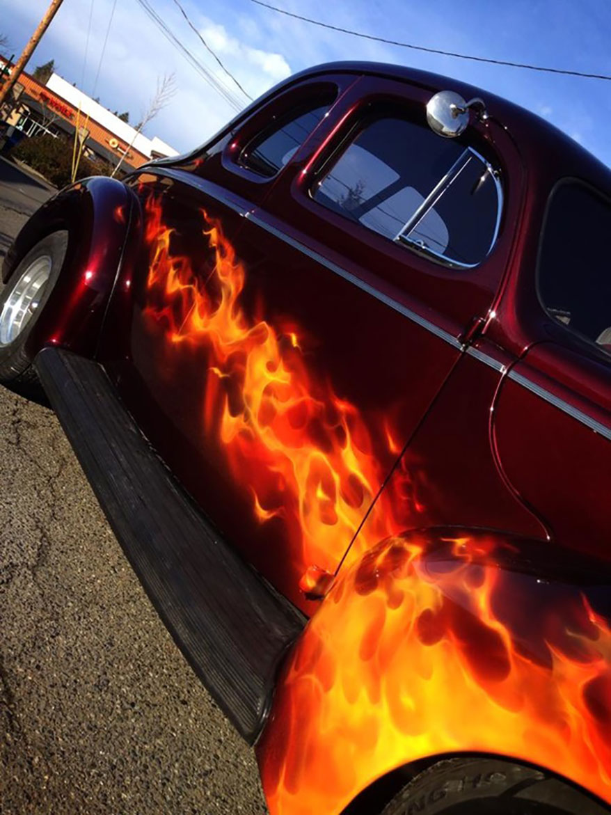 Hot rods and hotter flames
