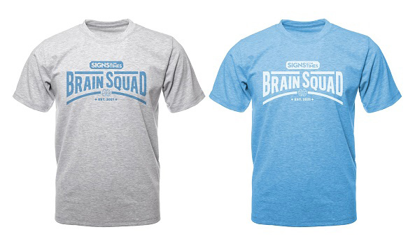 Signs of the Times Brain Squad t-shirts