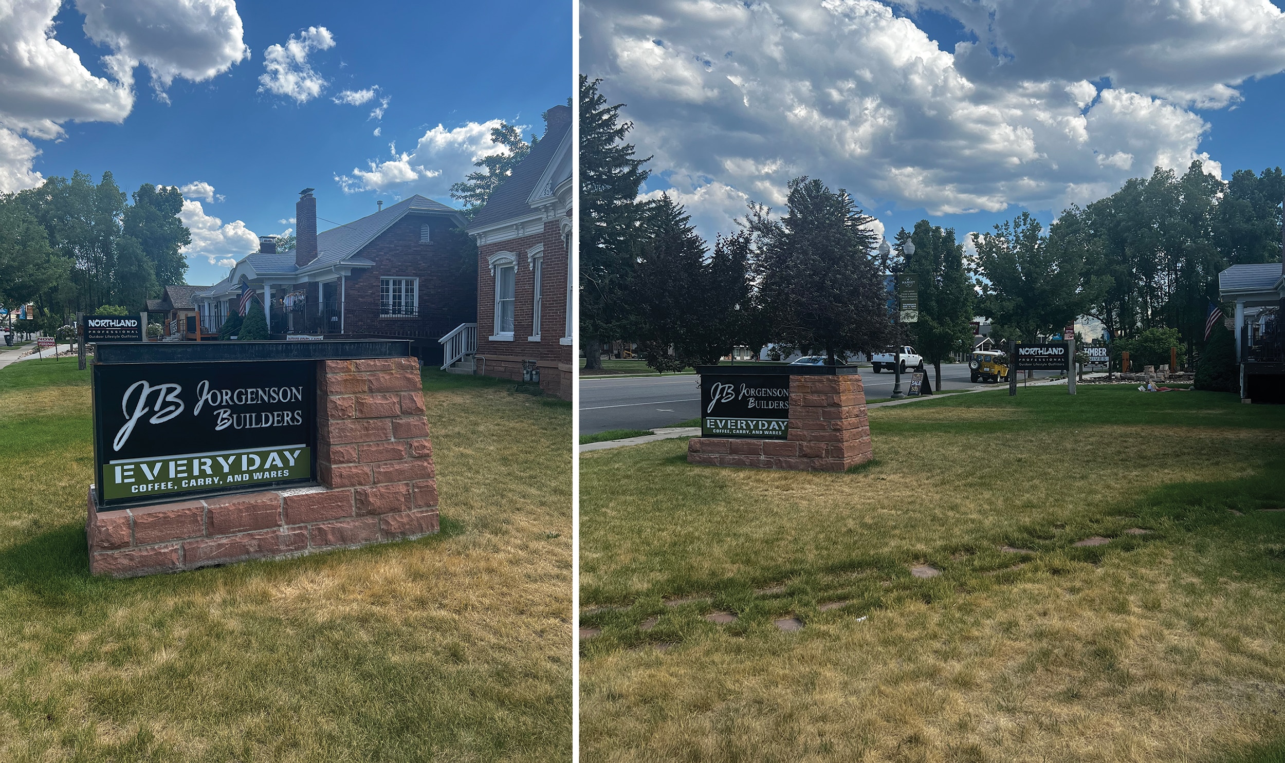 Solid as a Rock Wasatch Back Sign- arama used valued local stonework in this monument to convey quality and permanence.
