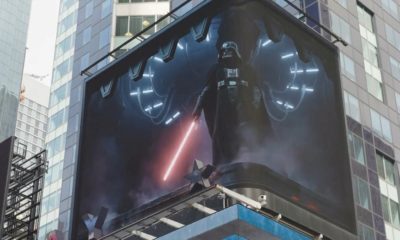 Darth Vader 3D billboard in Times Square