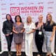 From left to right:, Women in Wide Format Award winners Jennifer Rennicke, Tami Napolitano, Stefanie Bevans, and Carla Johanns alongside Big Picture Editor-in-Chief Adrienne Palmer.