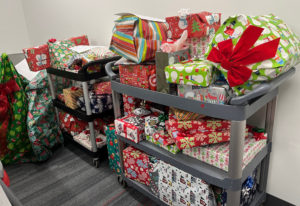 Eight needy families within Stow and Cuyahoga Falls, OH will receive gifts, groceries and more.