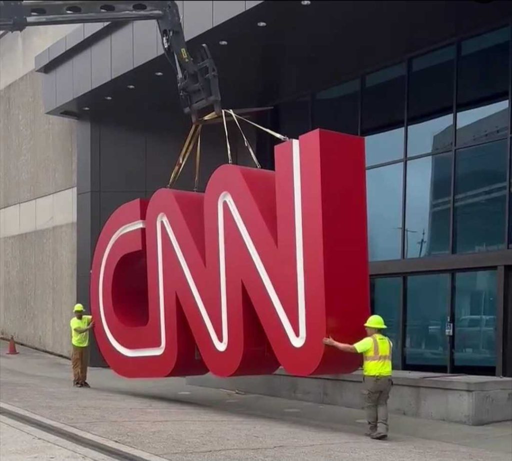 Famous CNN Sign in Atlanta Removed